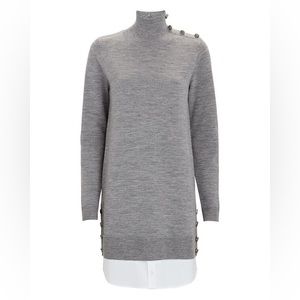 VERONICA BEARD Soval Layered Sweater Dress